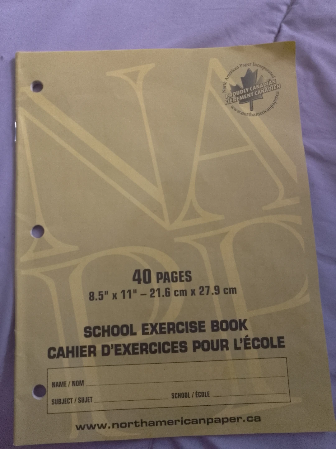 Graph paper exercise note-book 🏈