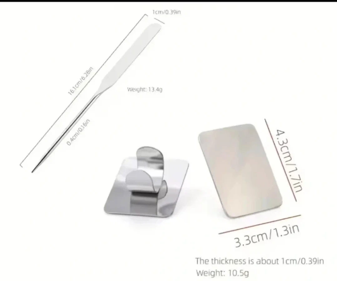 🏈 2PCS Professional Makeup Foundation Spatula Set - photo 4