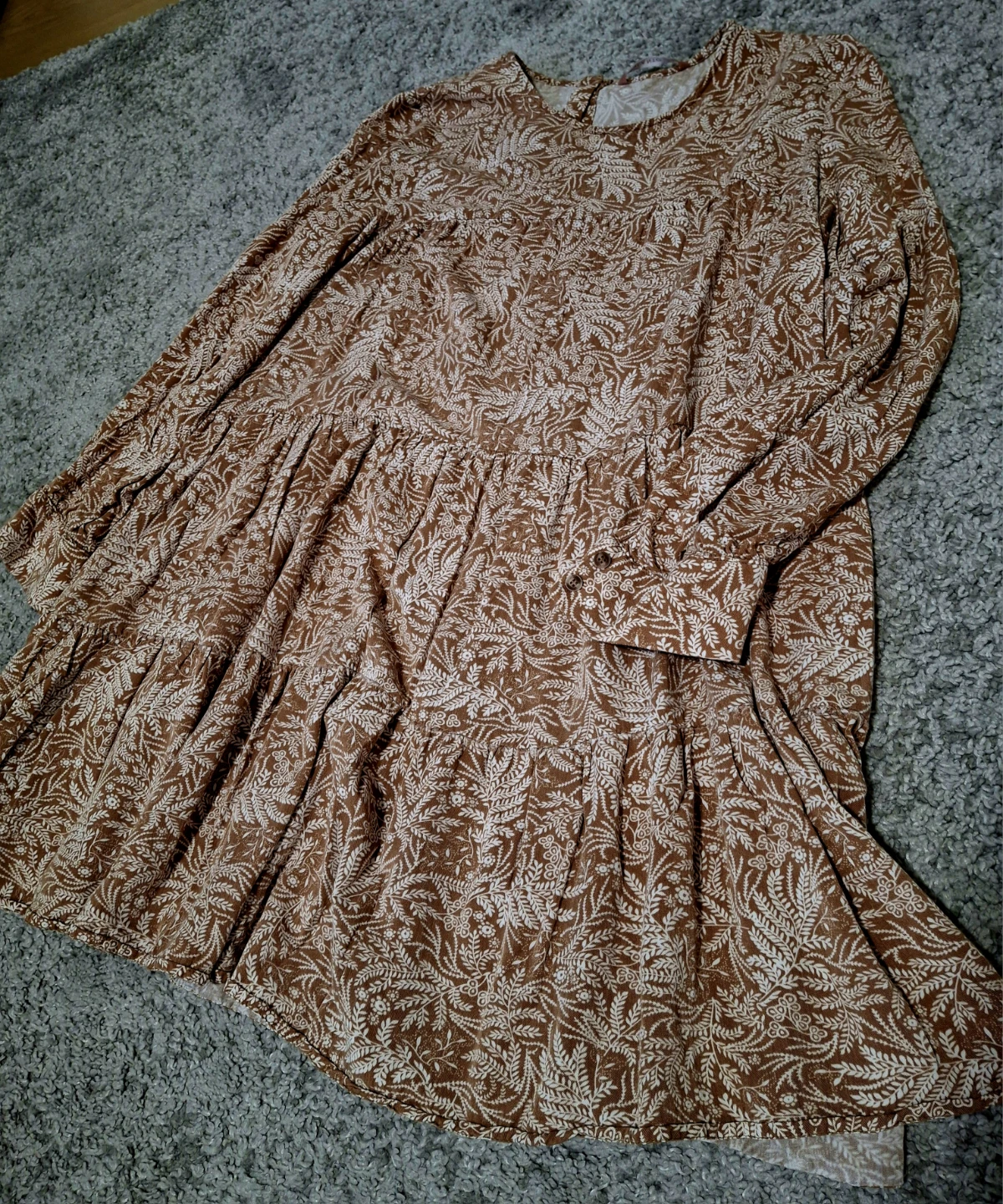 Brown Plaid Pinafore Dress - photo 5