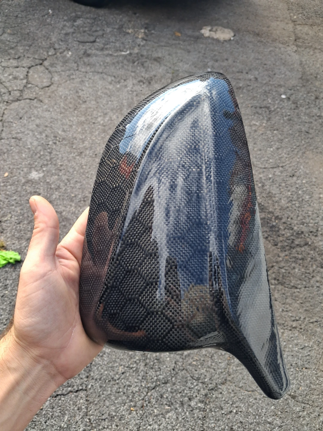 Carbon Fiber Mirror Covers q60 fits 2017-2026 - photo 2