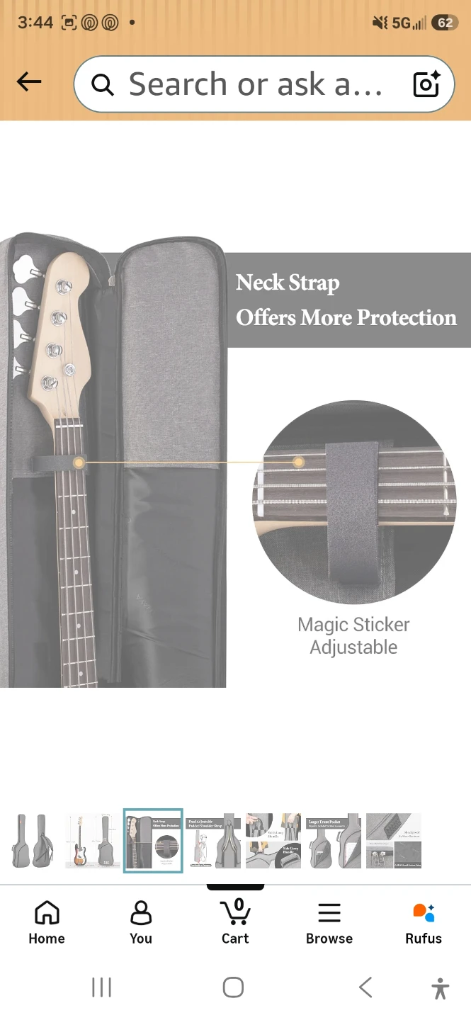CAHAYA Bass Guitar Gig Bag - photo 4