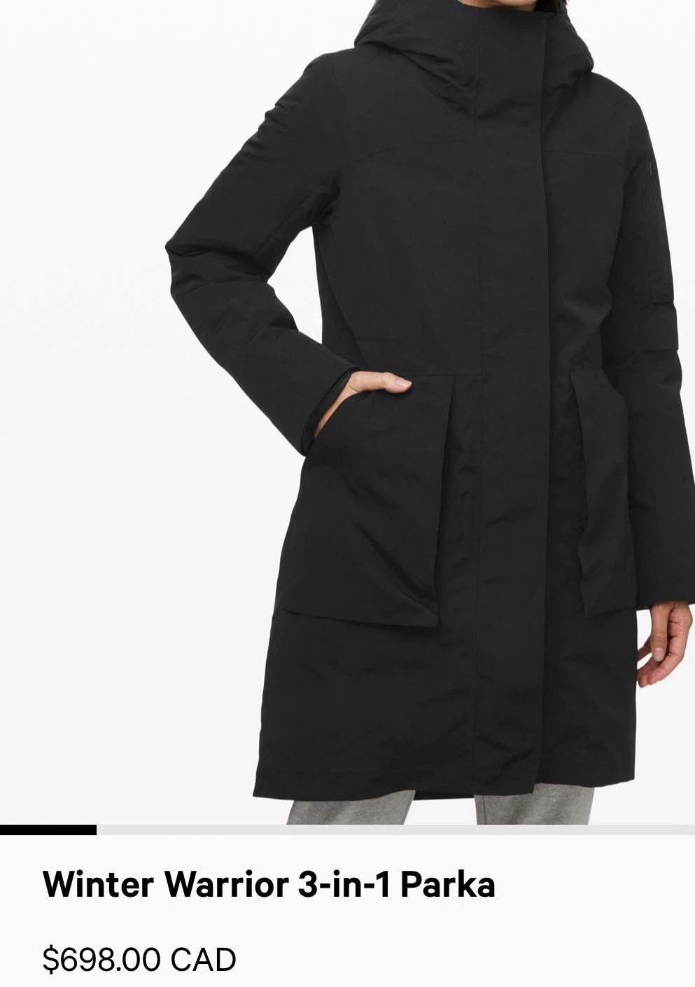Lululemon Snow Warrior Parka