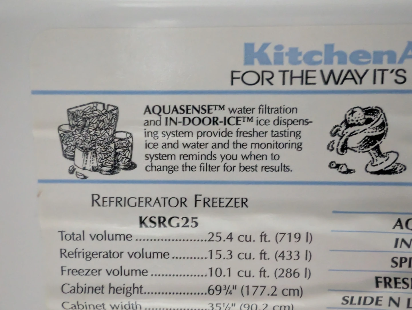 KitchenAid Superba Side-by-Side Refrigerator - photo 4