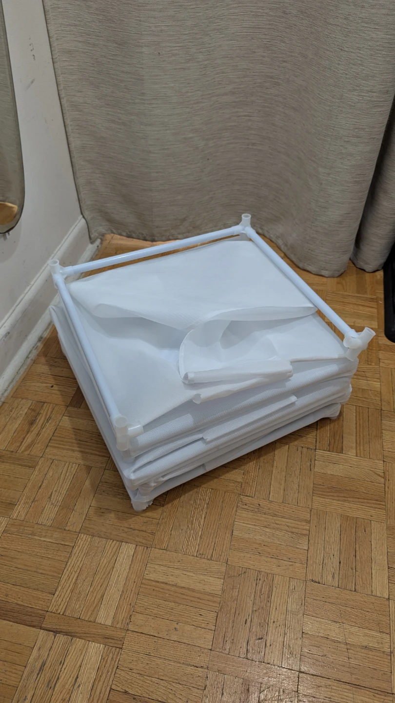 Portable Folding Wardrobe Fabric Closet Storage Organizer - photo 3