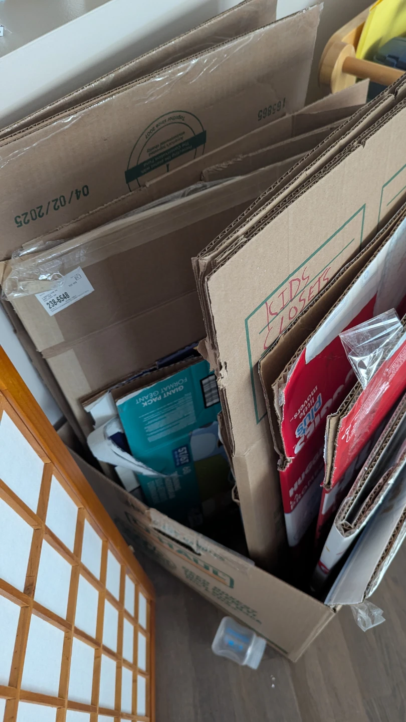 Moving boxes