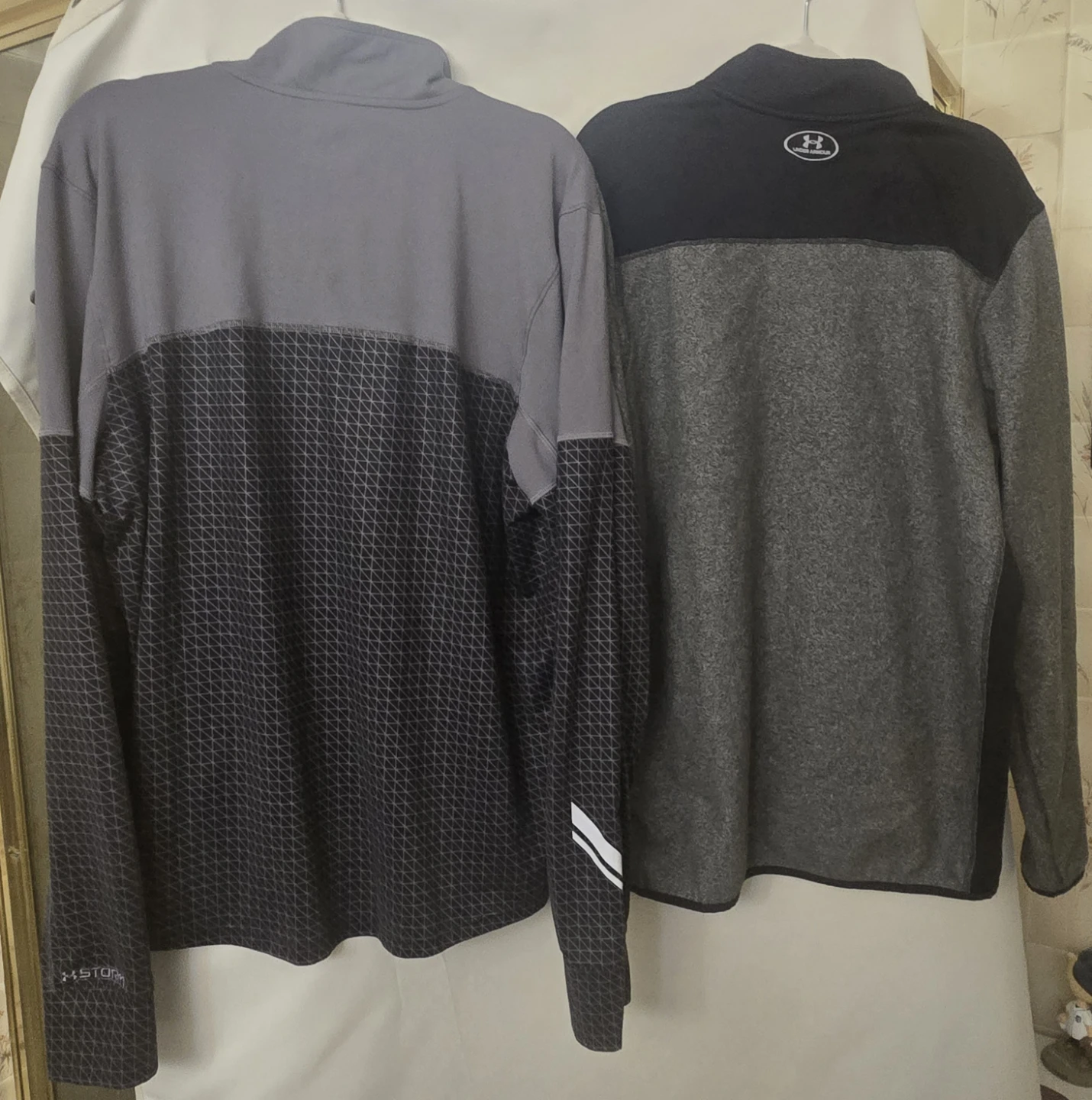 COLDGEAR Men's Large Under Armour 1/4 Zip collared LS shirts. 2. - photo 2