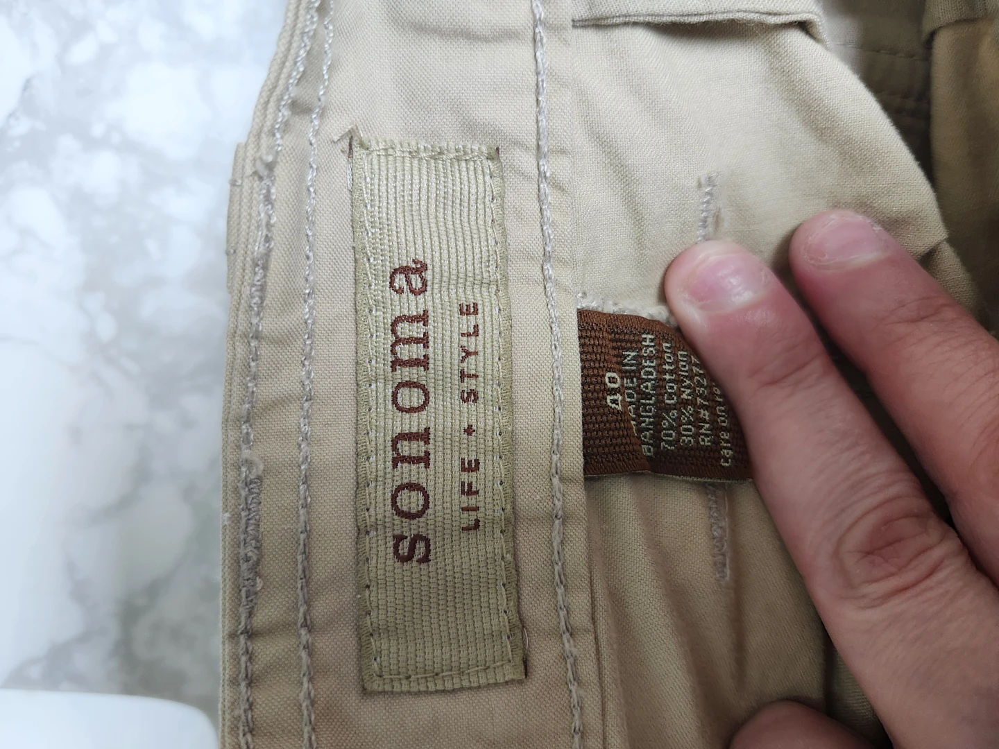 Sonoma Life + Style Cargo Shorts Khaki Size 40 - photo 3