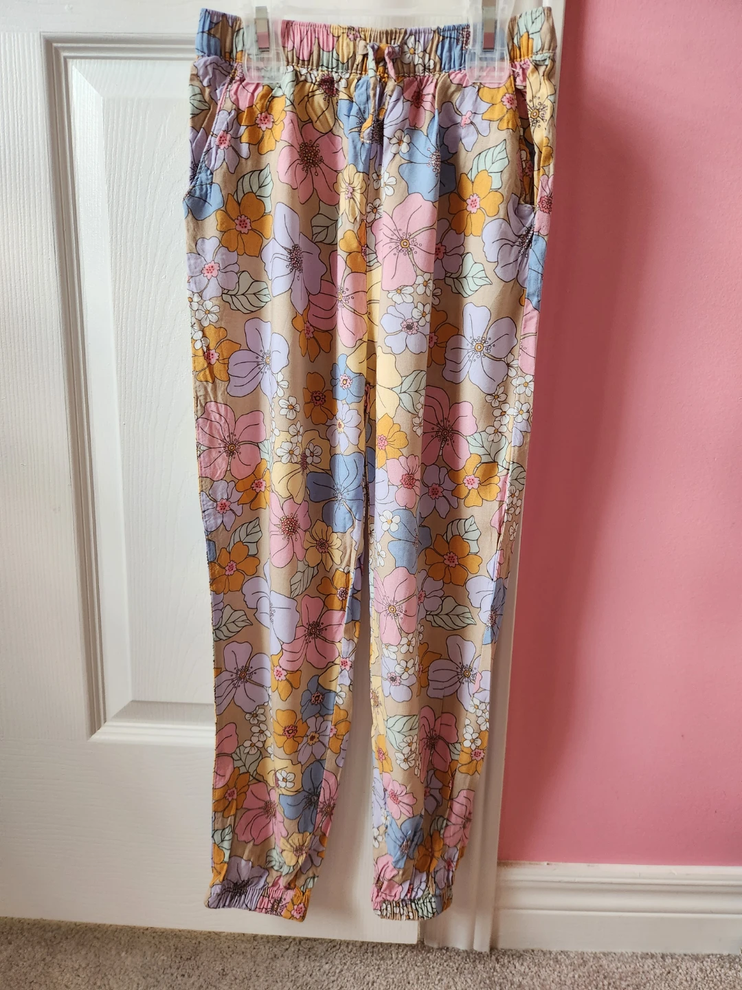 Floral Print Joggers
