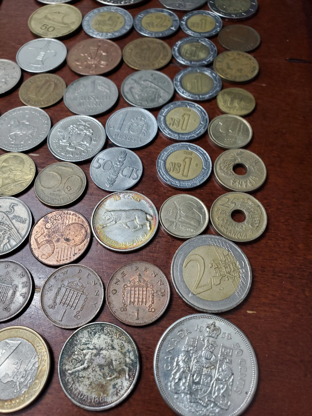 Collection of various international coins - photo 4