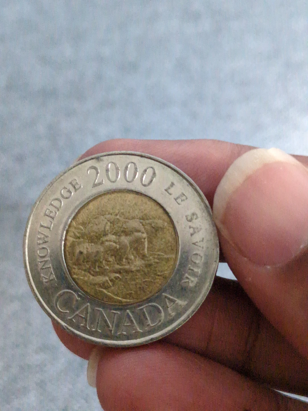 Canada 2 Dollar Coin (Special Toonie - Knowledge)