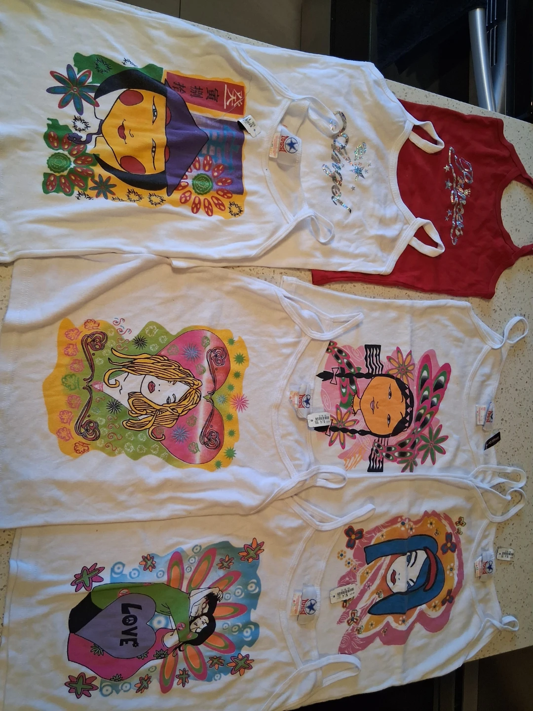 Girls tanks and ts