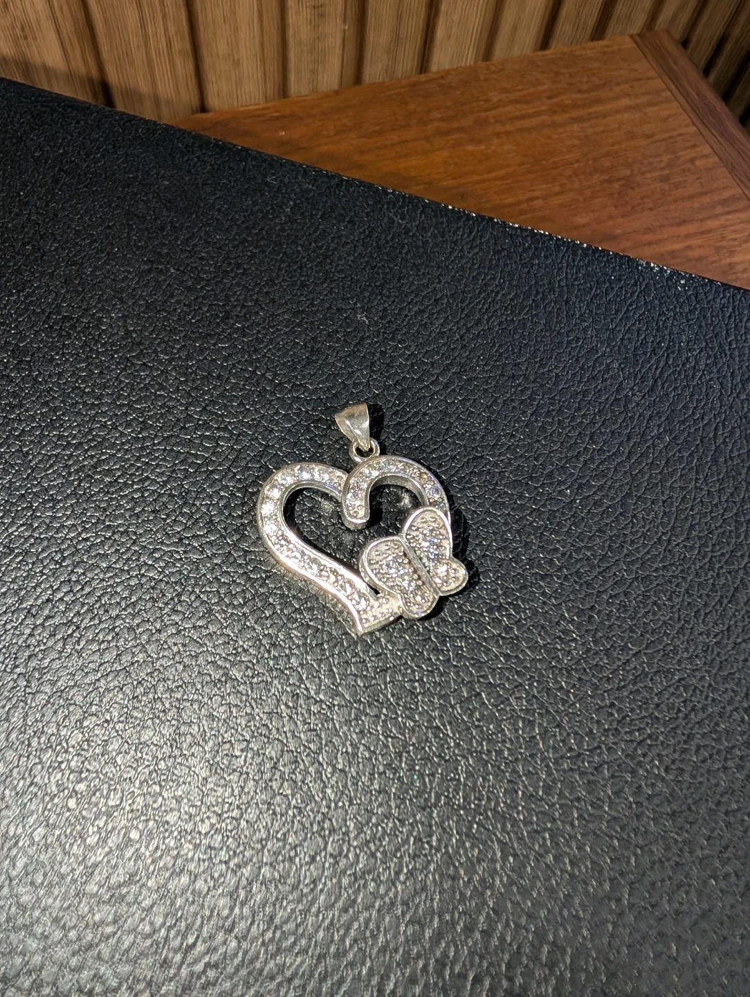 Heart and Butterfly Pendant - photo 2