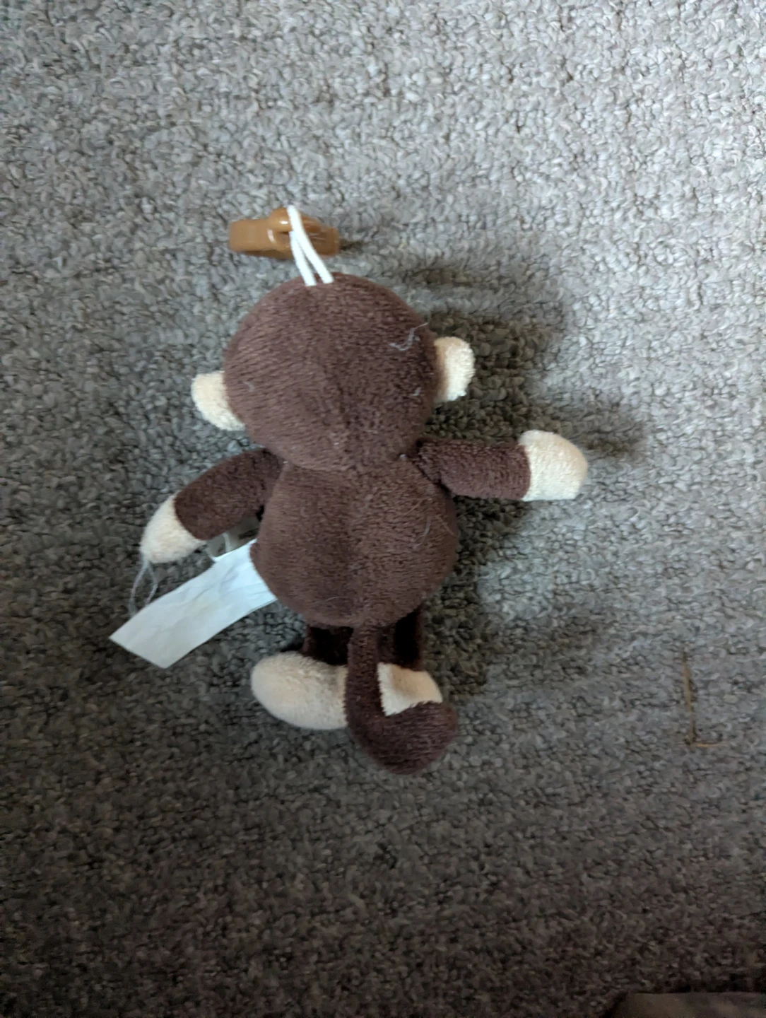 Plush Monkey Keychain