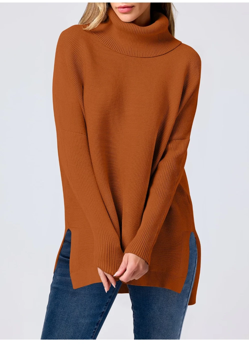Imily Bela Women's Oversized Tunic Sweater - photo 3