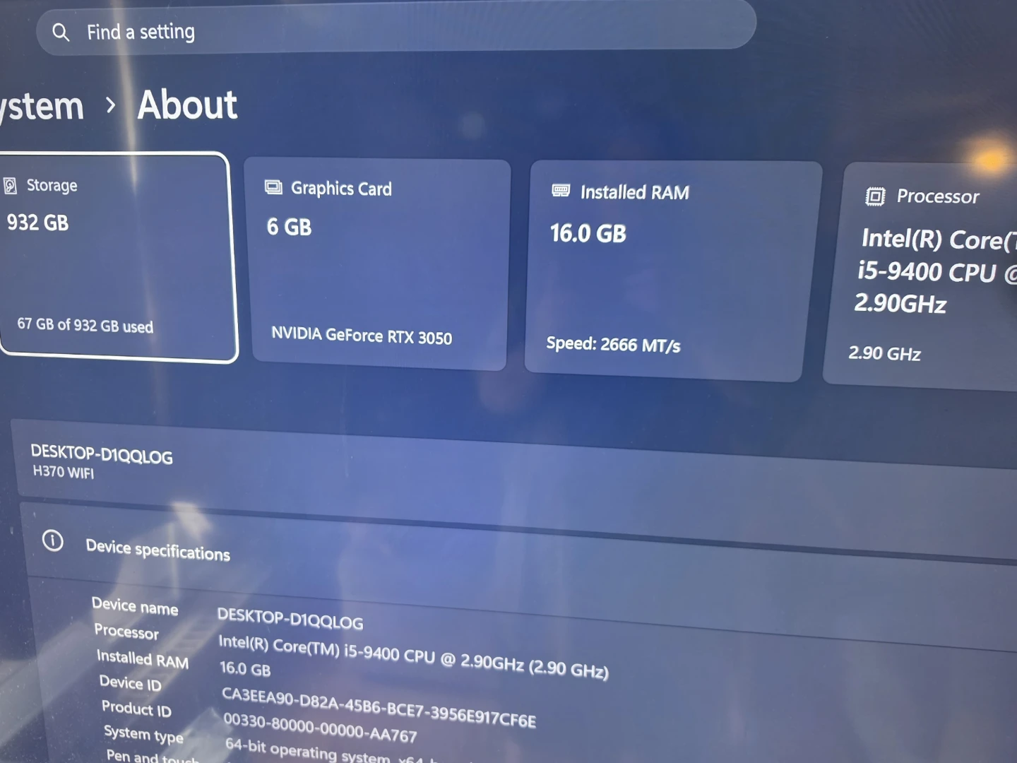 I5 9400 with rtx3050 lp - photo 2