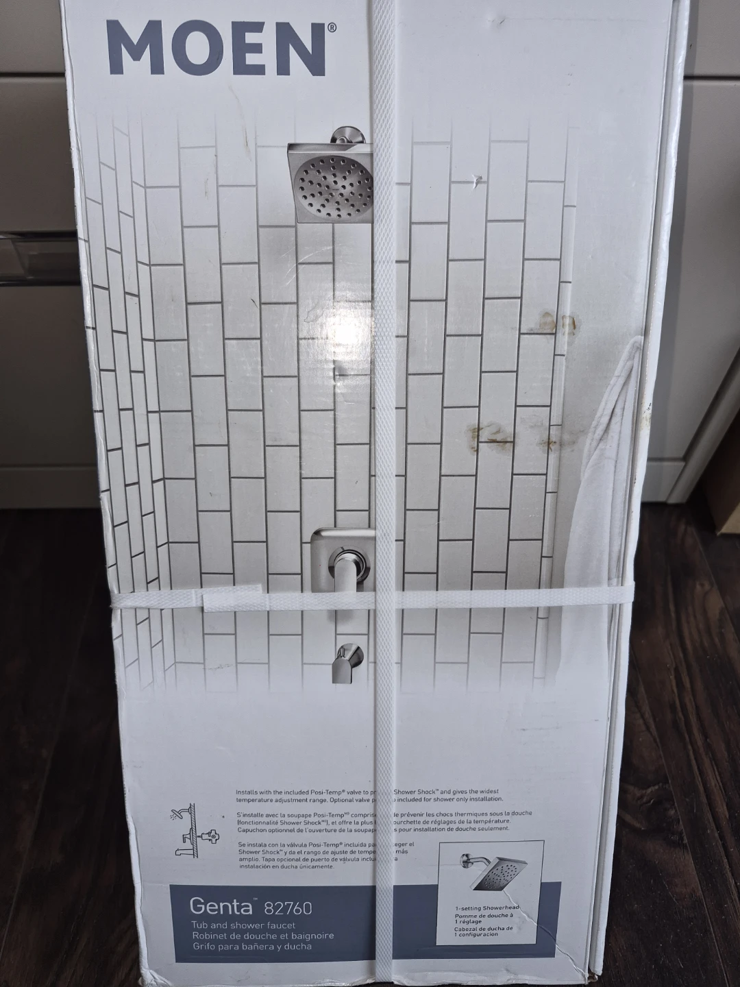 Moen shower and tub set
