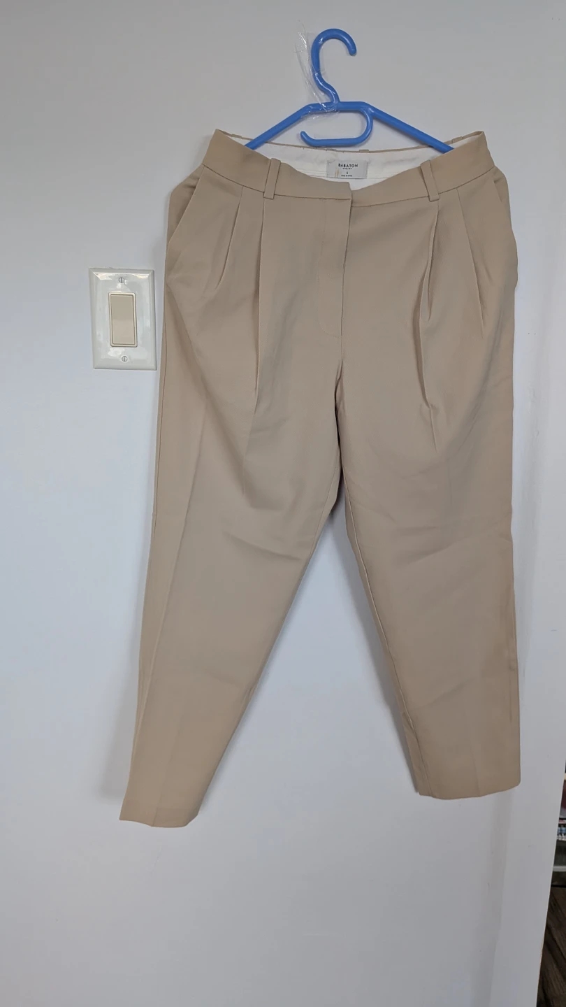 Babaton Beige Trousers seize 6