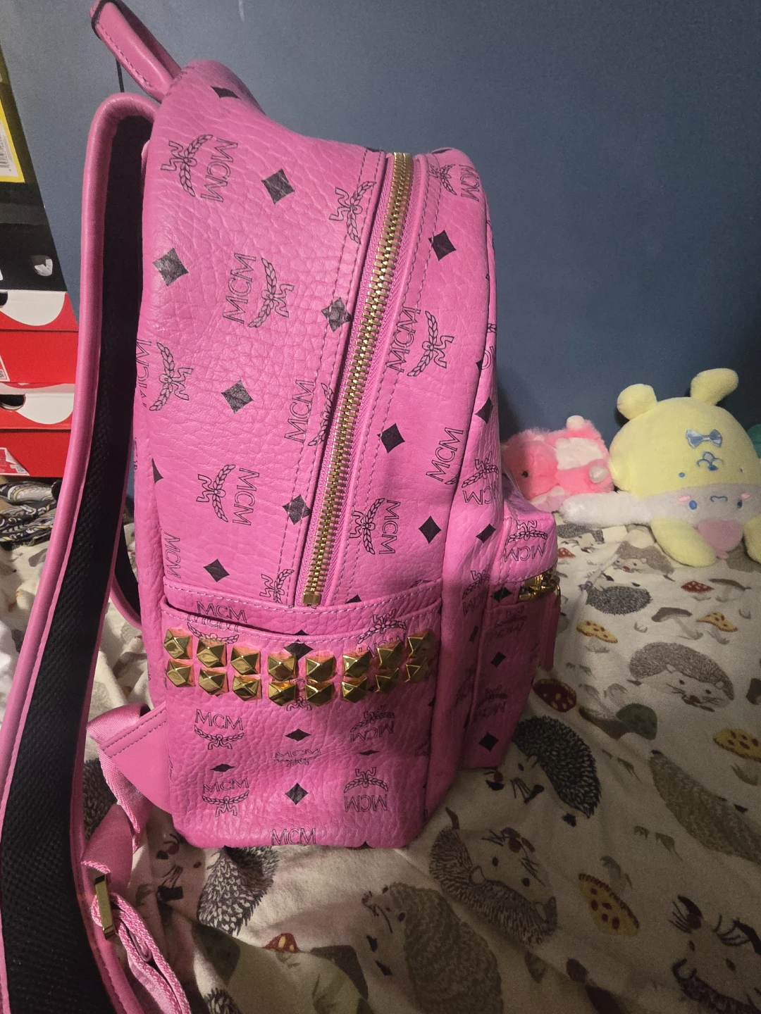 MCM Stark Backpack in Pink - photo 5