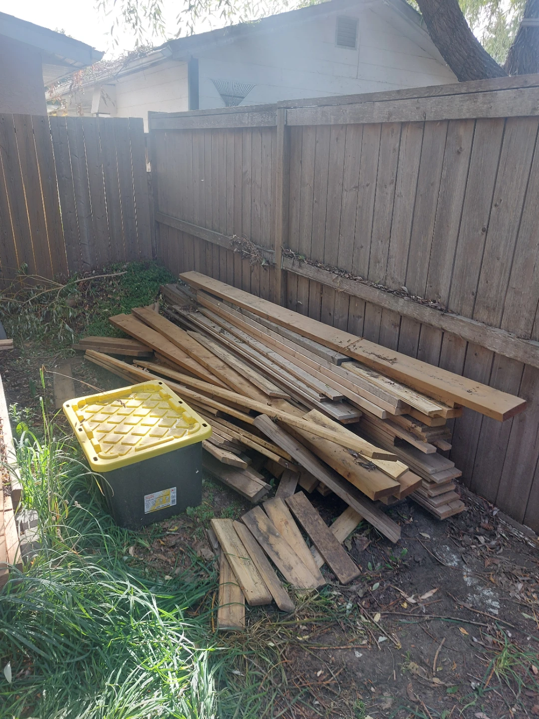 Assorted lumber