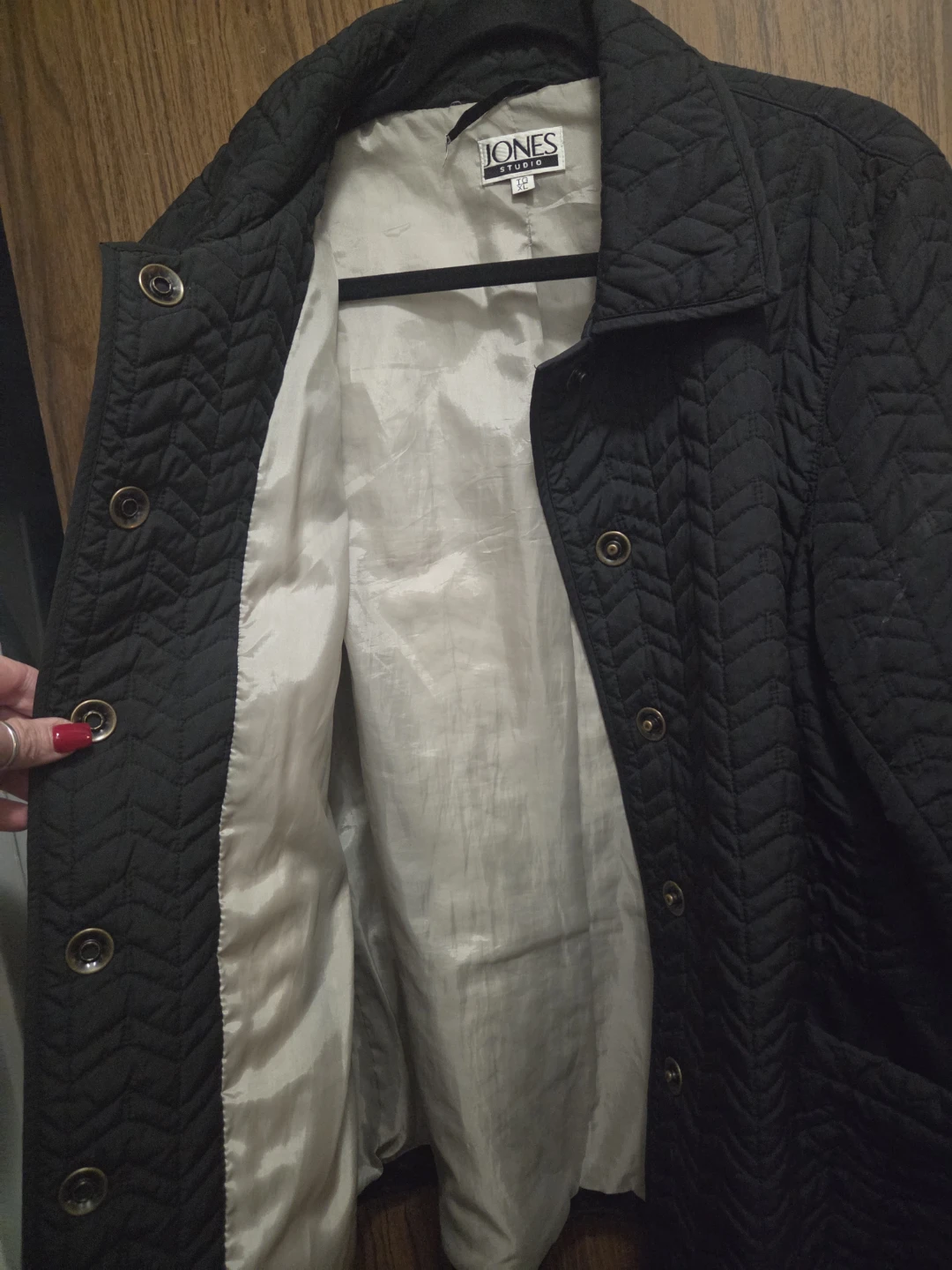 Jones Studio Black Quilted Jacket - photo 3