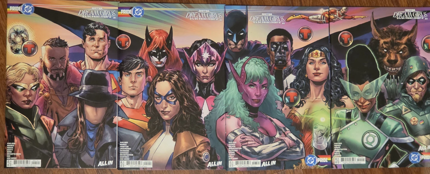 Justice League Dream Girls DC Pride Event #1-4