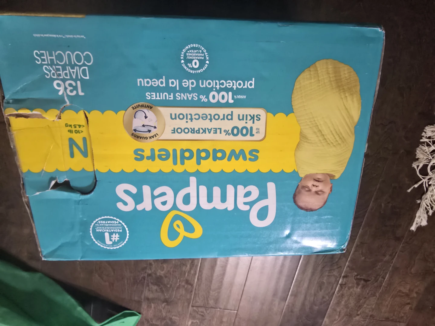 Pampers Swaddlers Size Newborn Diapers 136 Count