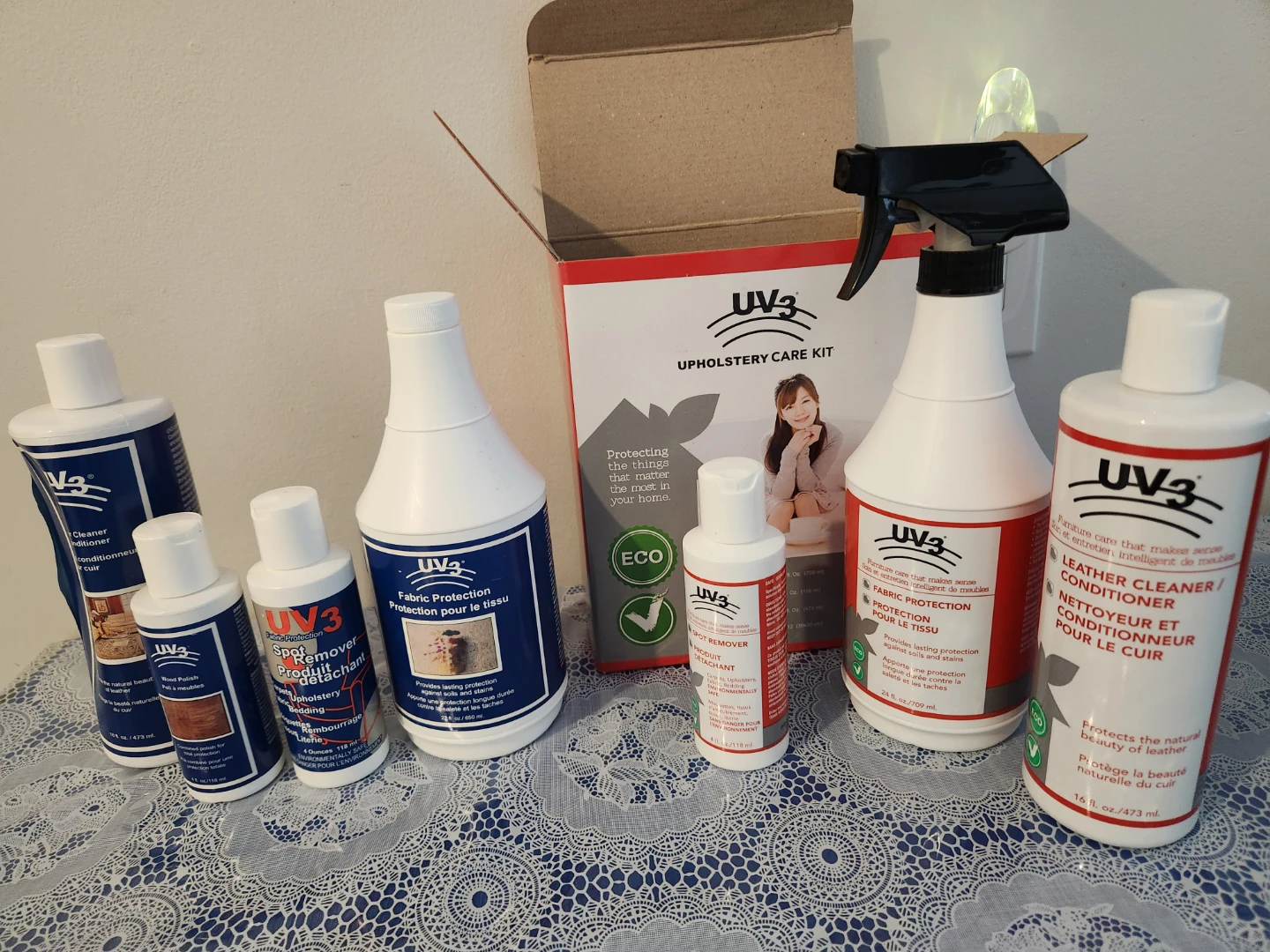 Method Wood Floor Cleaner and UV3 Upholstery Care Kit