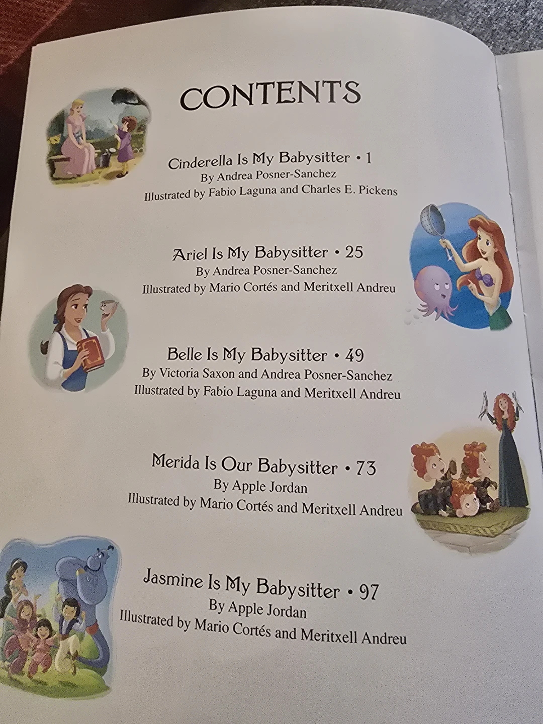 Disney Princess Babysitter Stories 5-in-1 Book - photo 2