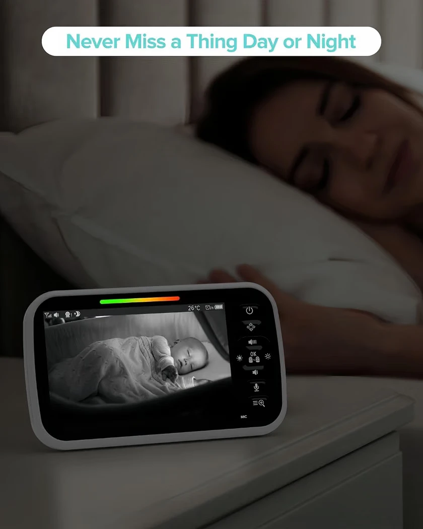 5 Inch Video Baby Monitor - photo 5