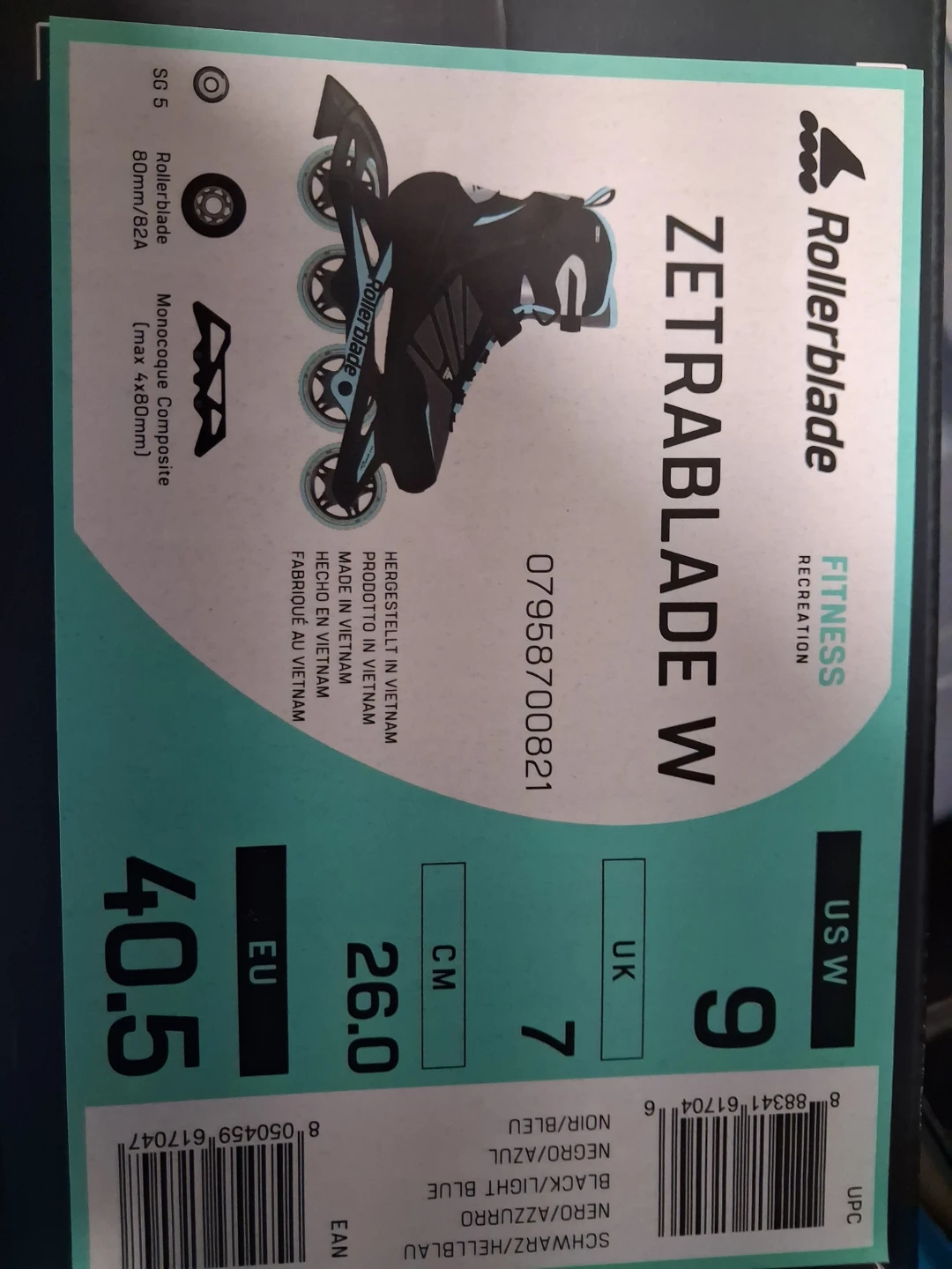 Rollerblade Zetrablade W Fitness Skates