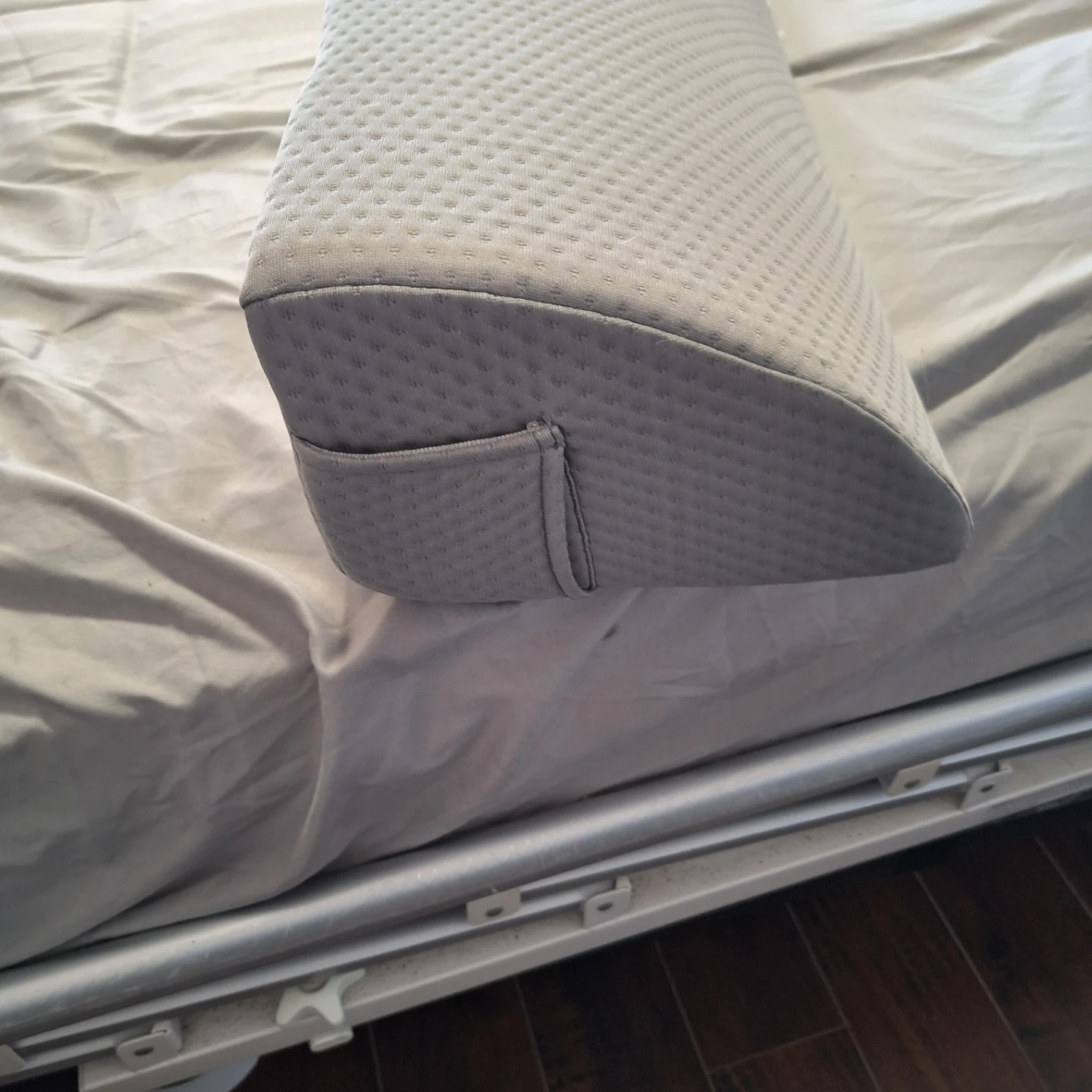Queen Long Memory Foam Bed Wedge Pillow - photo 2