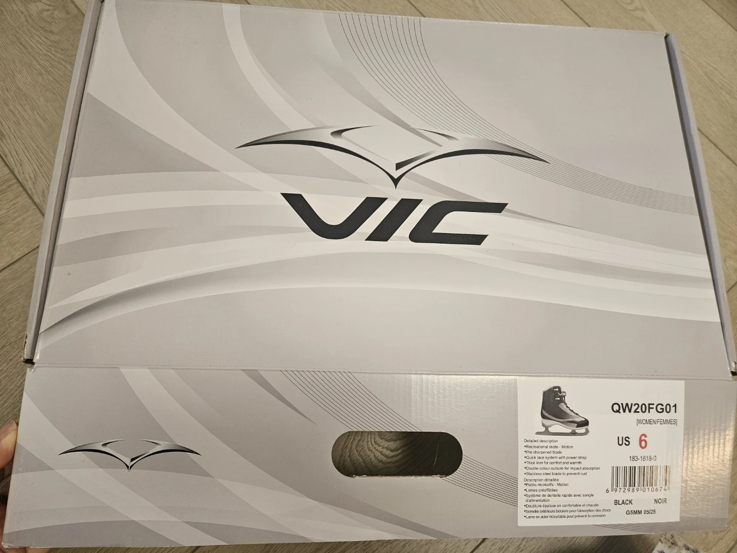 VIC Women's Recreational Ice Skates - Size 6 &size 7 - photo 5