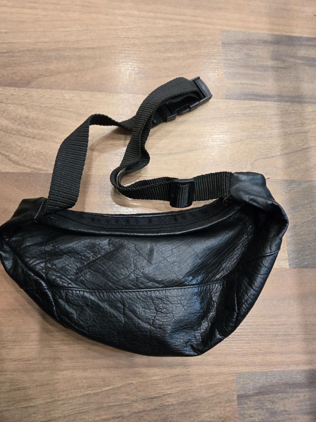 Black Leather Belt Bag - photo 2