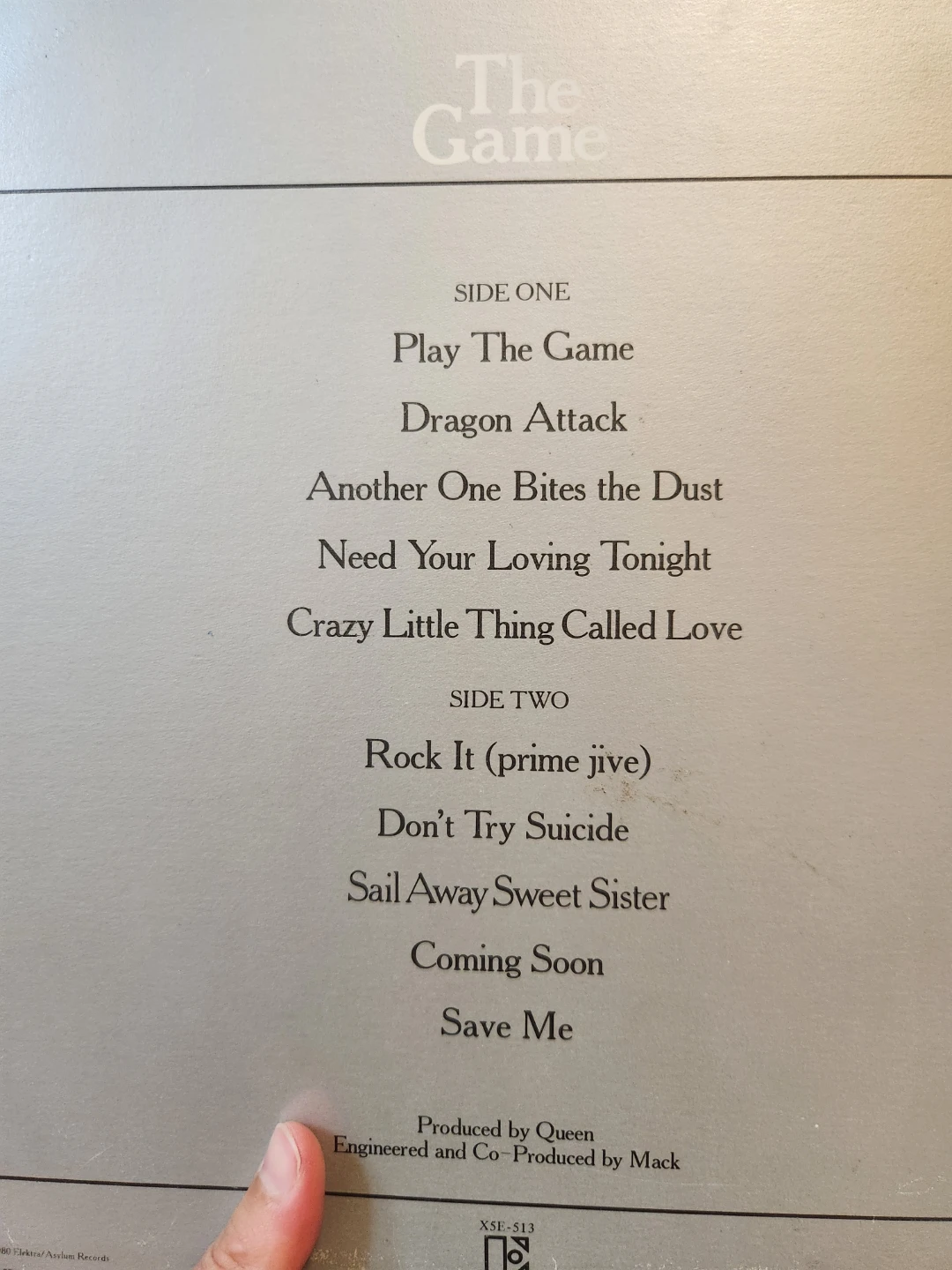 Vintage Queen The Game Vinyl Record - photo 2