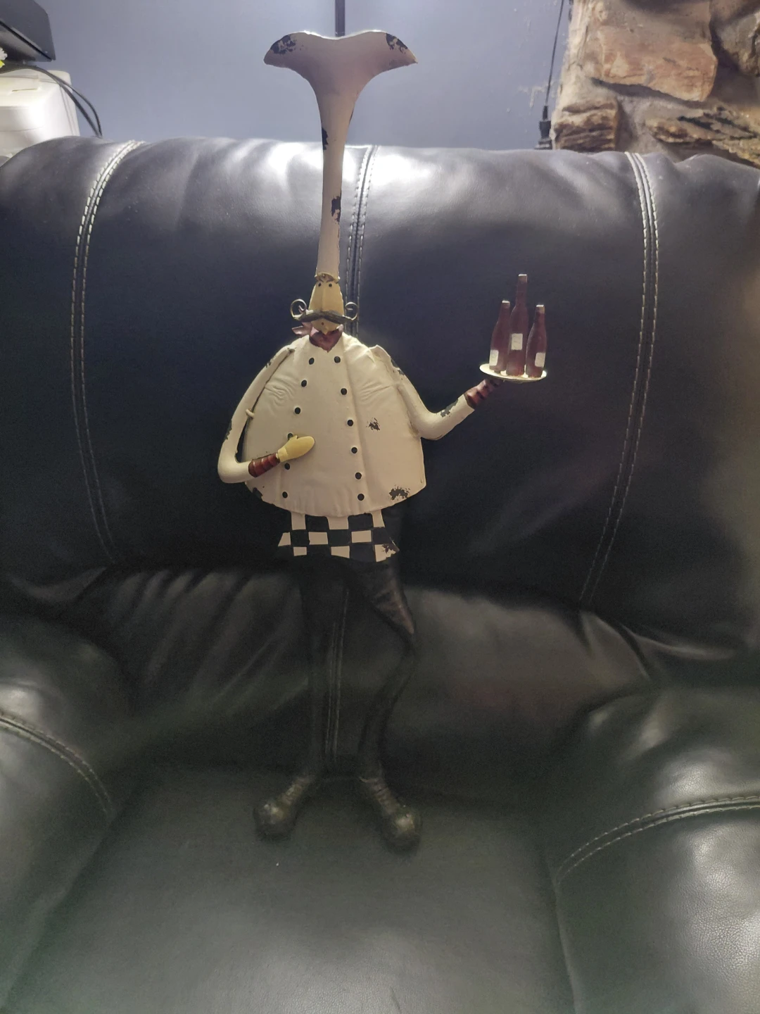 Fat Chef tin statue