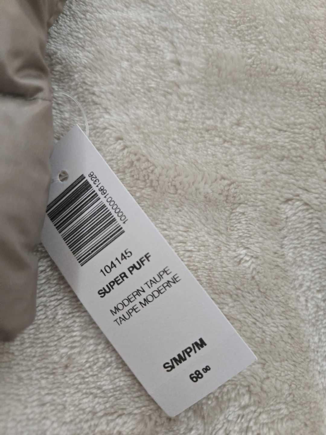 Aritzia Super Puff Mittens - Modern Taupe - S/M - photo 3