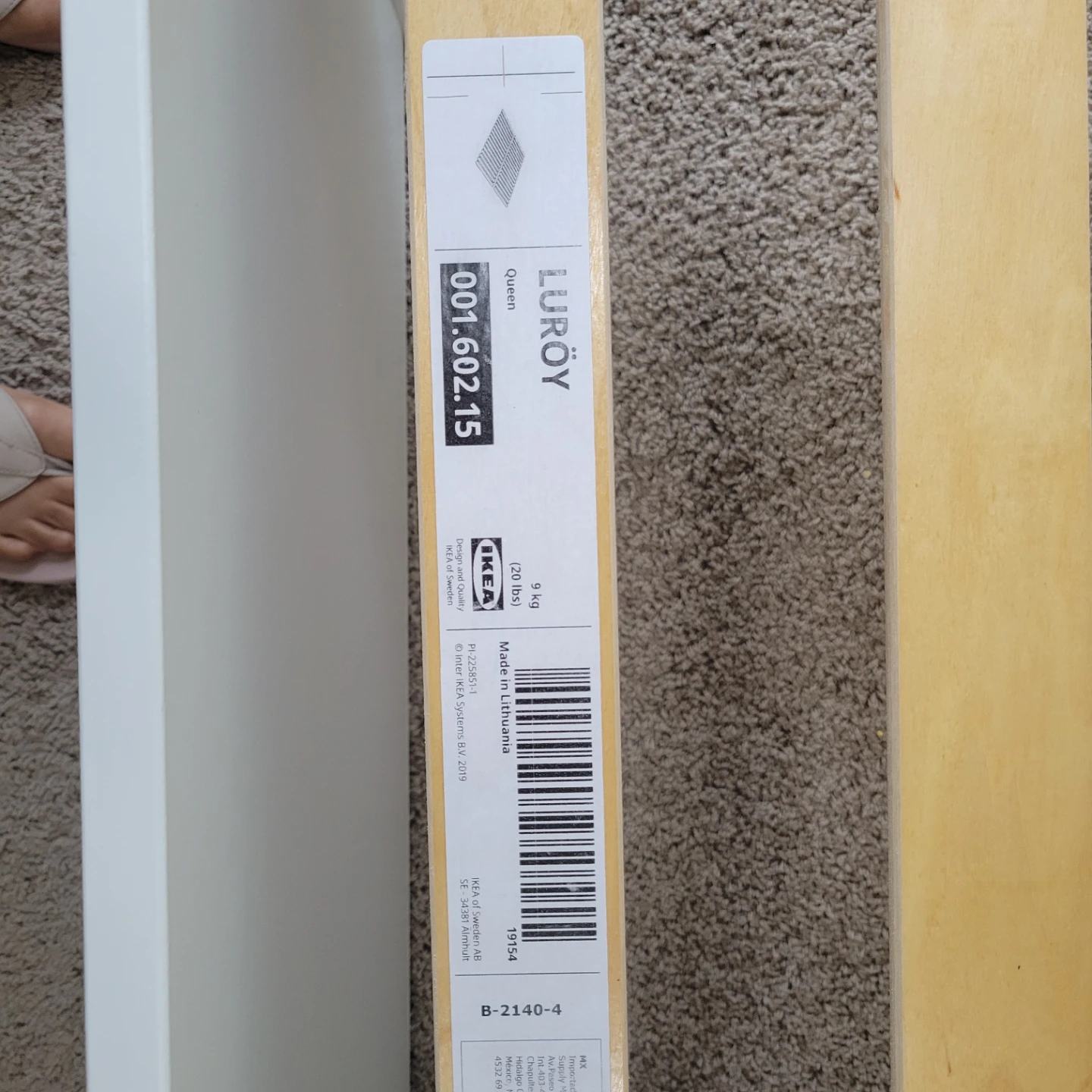 IKEA LURÖY Queen Bed Frame with Slat Base - photo 2