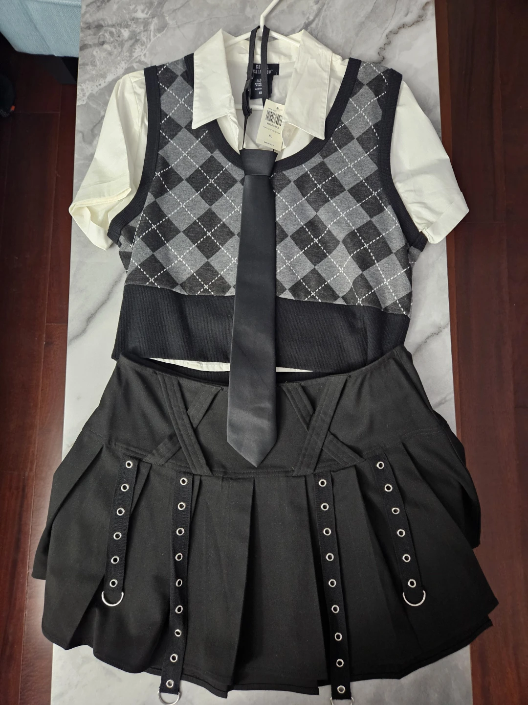 Japanese cosplay school girl uniform