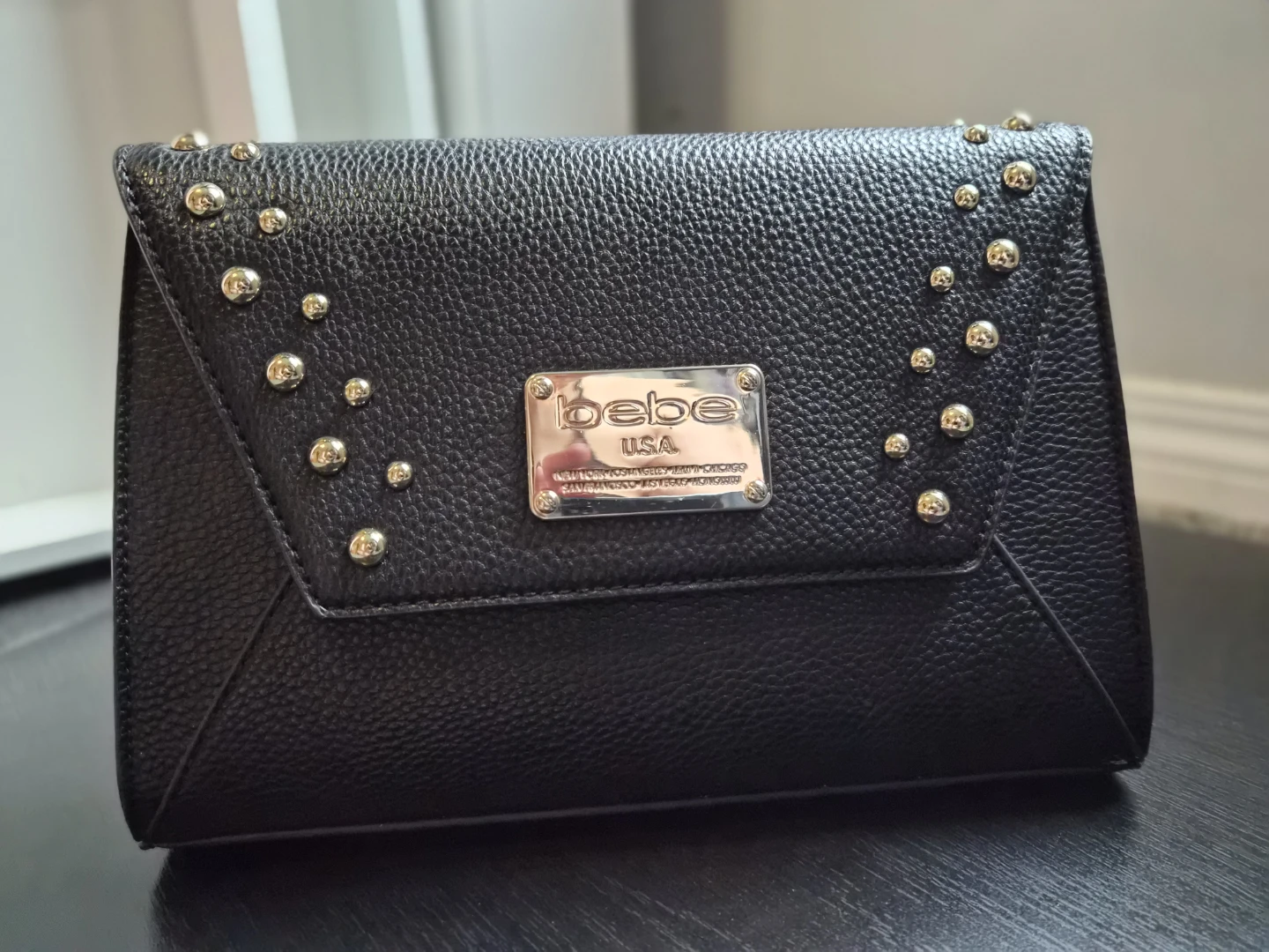 bebe studded clutch/purse - photo 2