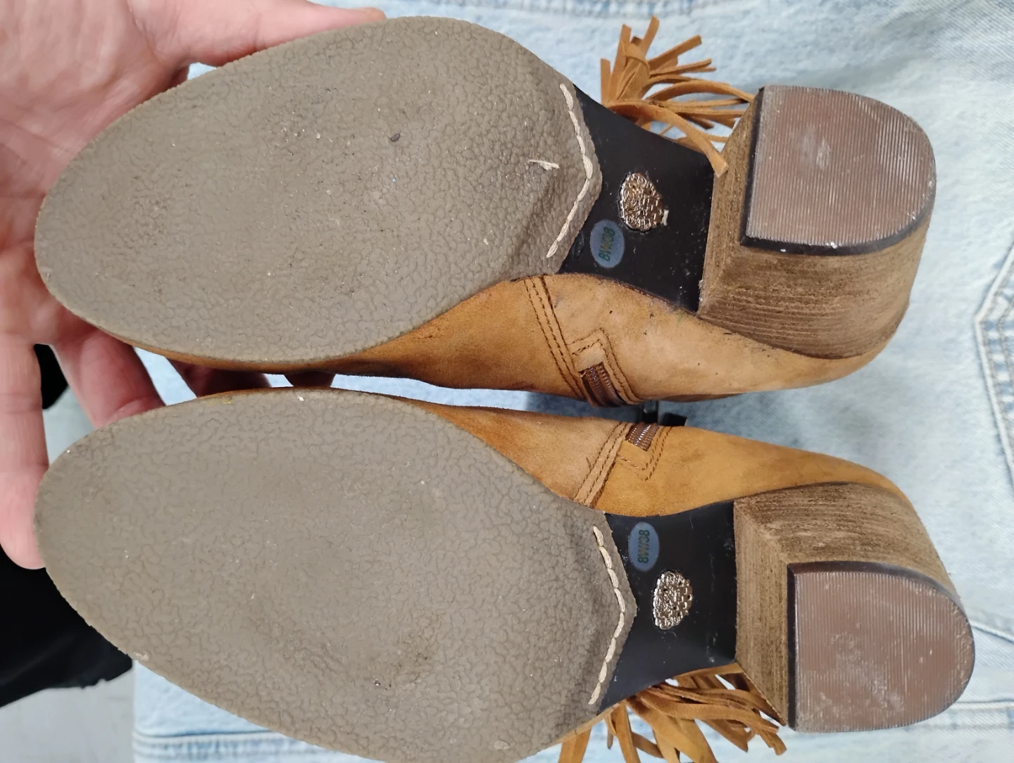 Vince Camuto Suede Fringe Ankle Boots - photo 3