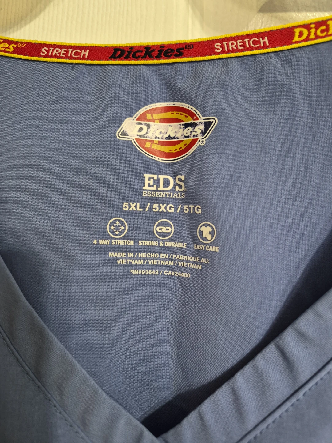 Dickies size 5X Nursing Medical Scrub Top - photo 3