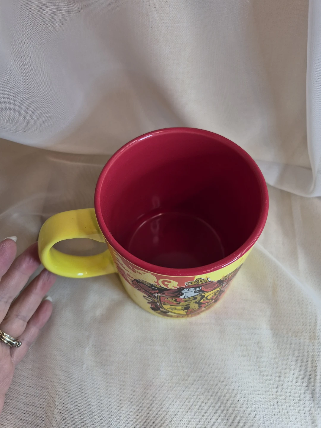 Harry Potter Gryffindor House Crest Ceramic Large Mug - photo 4