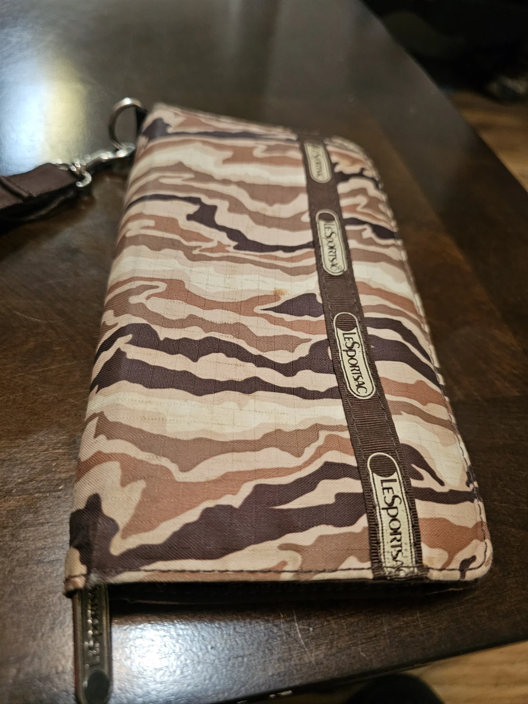 LeSportsac Camo Print Wristlet Wallet