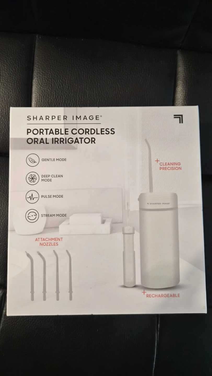 Sharper Image Portable Cordless Oral Irrigator