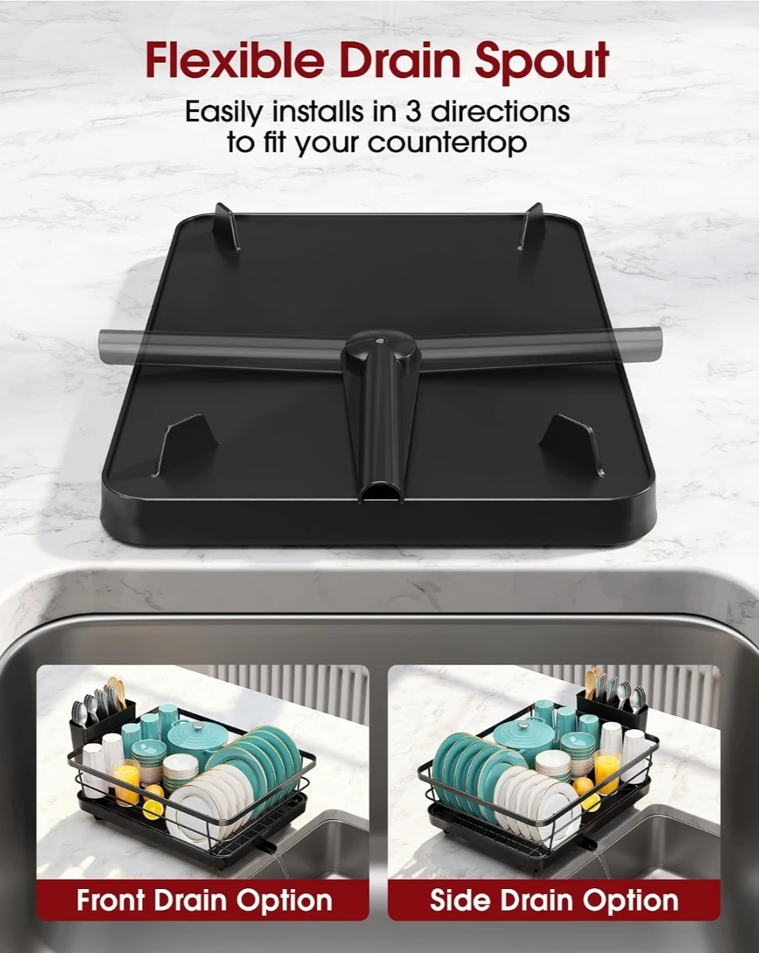 Black Dish Drying Rack - photo 5