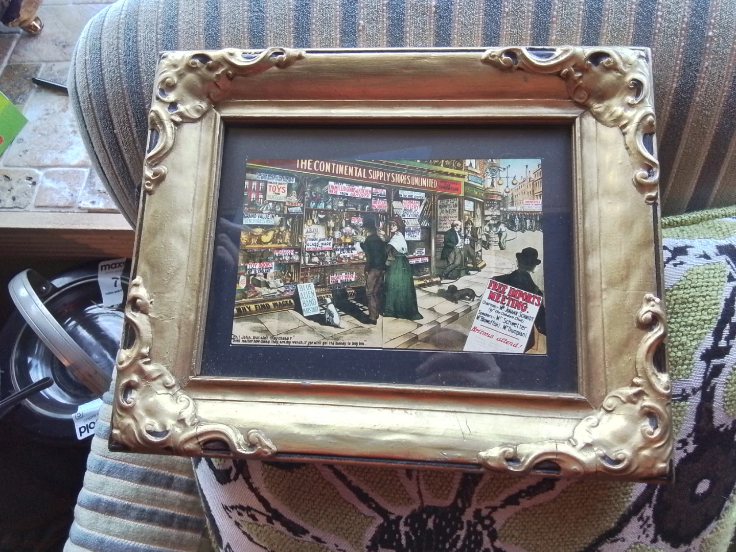 Vintage 1906 British Political Satire Print