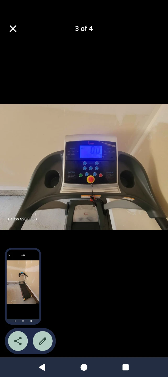 Sunny Health & Fitness Treadmill - photo 2