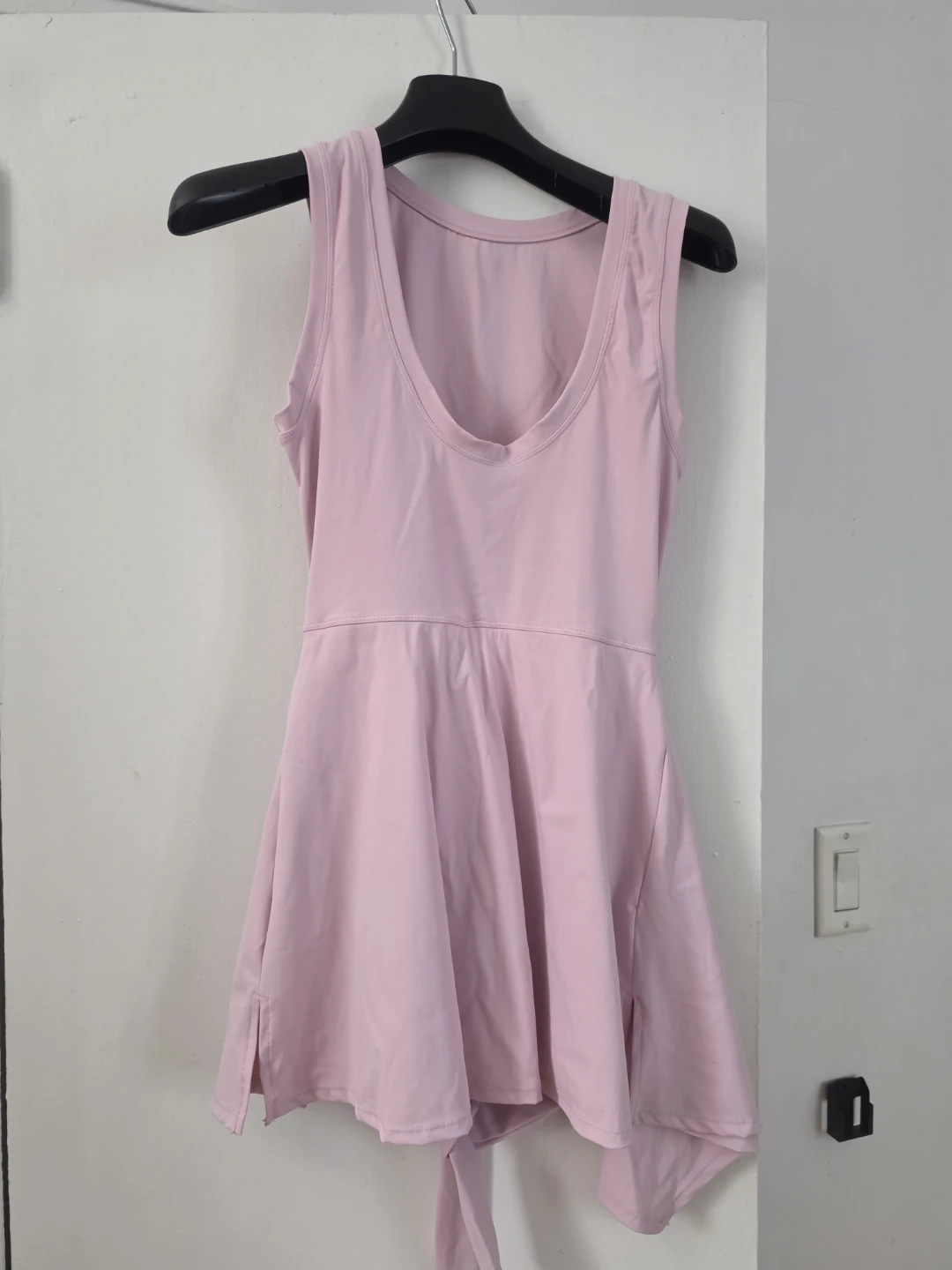 Pink Athletic Dress with Built-in Shorts 🏈 - photo 4