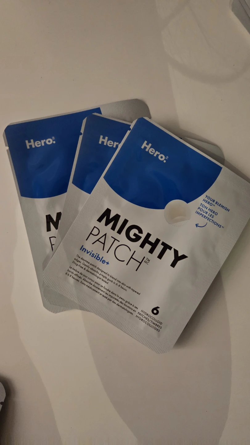 3 packs of Hero Mighty Patch Invisible+
