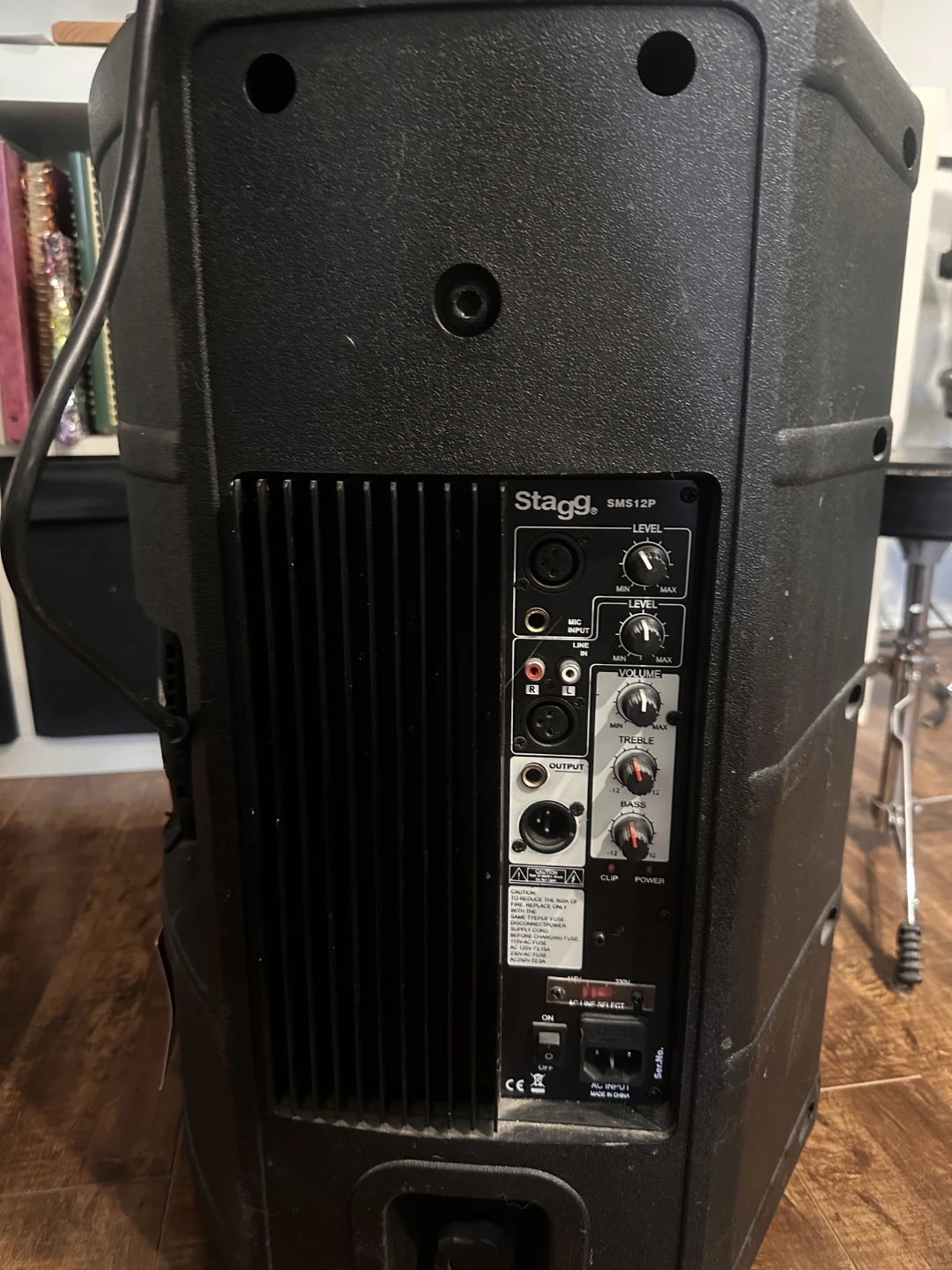 Stagg Professional PA DJ 2-Way Active Powered Speaker - SMS12P. - photo 2